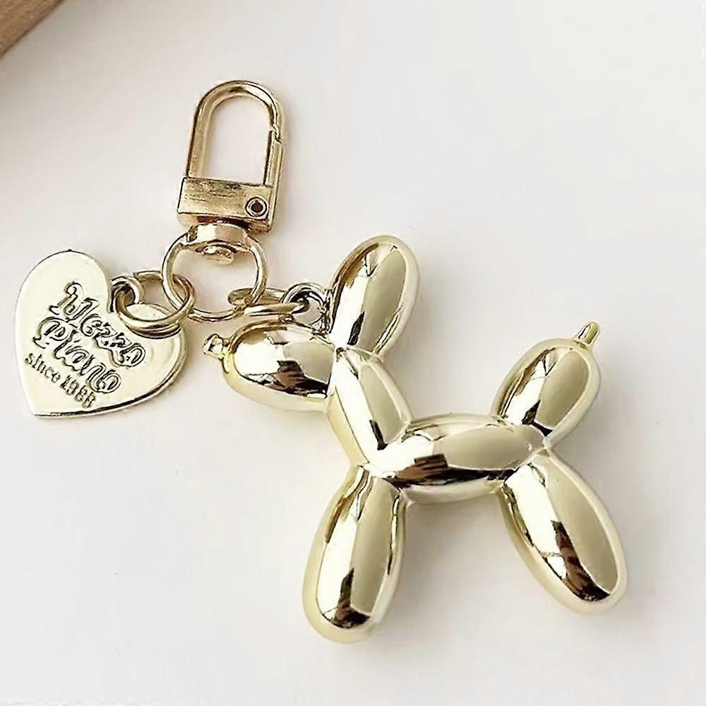 Multi colored Balloon Dog Keychain