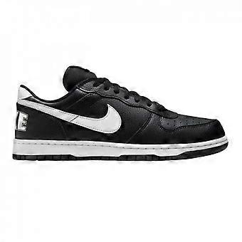Nike Mens Court Borough Swoosh Leather Trainers