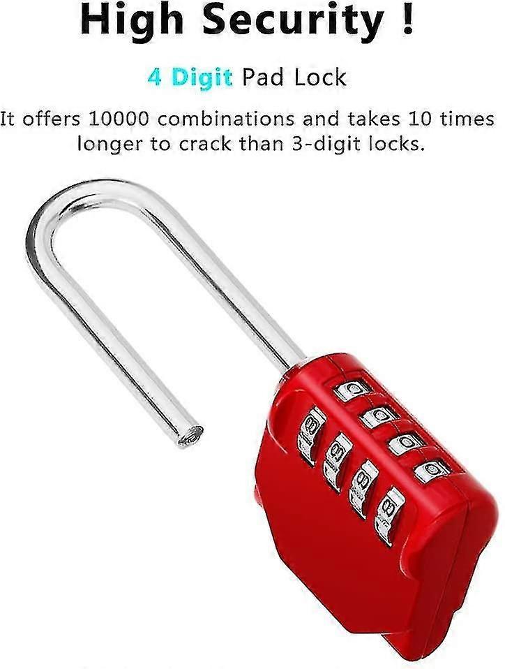 4 Digit Padlock Numbers. Lock Number Code For Gym Locker. Weatherproof Padlock
