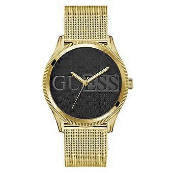 Guess Men's Watch Wristwatch REPUTATION GW0710G2 stainless steel gold