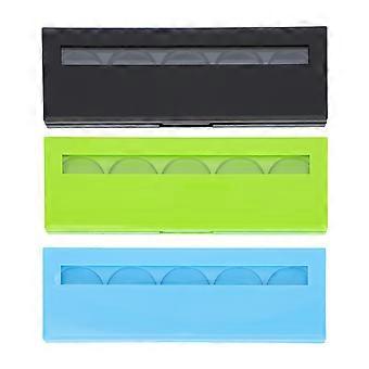 Cosmetics Tray Multi-Grid for Eyeshadow Storage 3Pcs Plastic Storage Cases