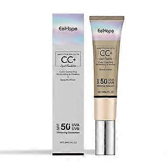 Radiant CC Cream with Niacinamide & Tocopherol  Natural Moisturizer & Foundation, Anti-Aging, Skin-Enhancing, Easy Application for a Flawless, Youthfu