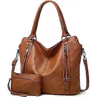 Mofut Handtasche Damen Schultertasche Groß Shopper Kunstleder Handtasche, Handtaschen Schultertasche Geldbörse Damentaschen 2-teilig