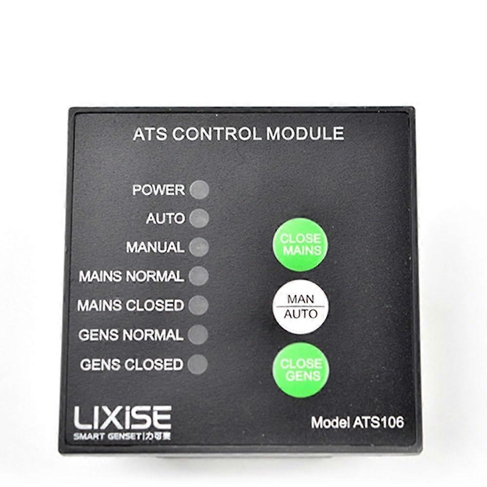 ATS106 Automatic Transfer Switch Diesel Generator Controller with USB LED Indicators and Manual Mode