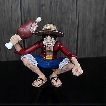 One Piece Anime 15cm Monkey D Luffy PVC Collectible Action Figure Character Model Doll Toy Present For Children