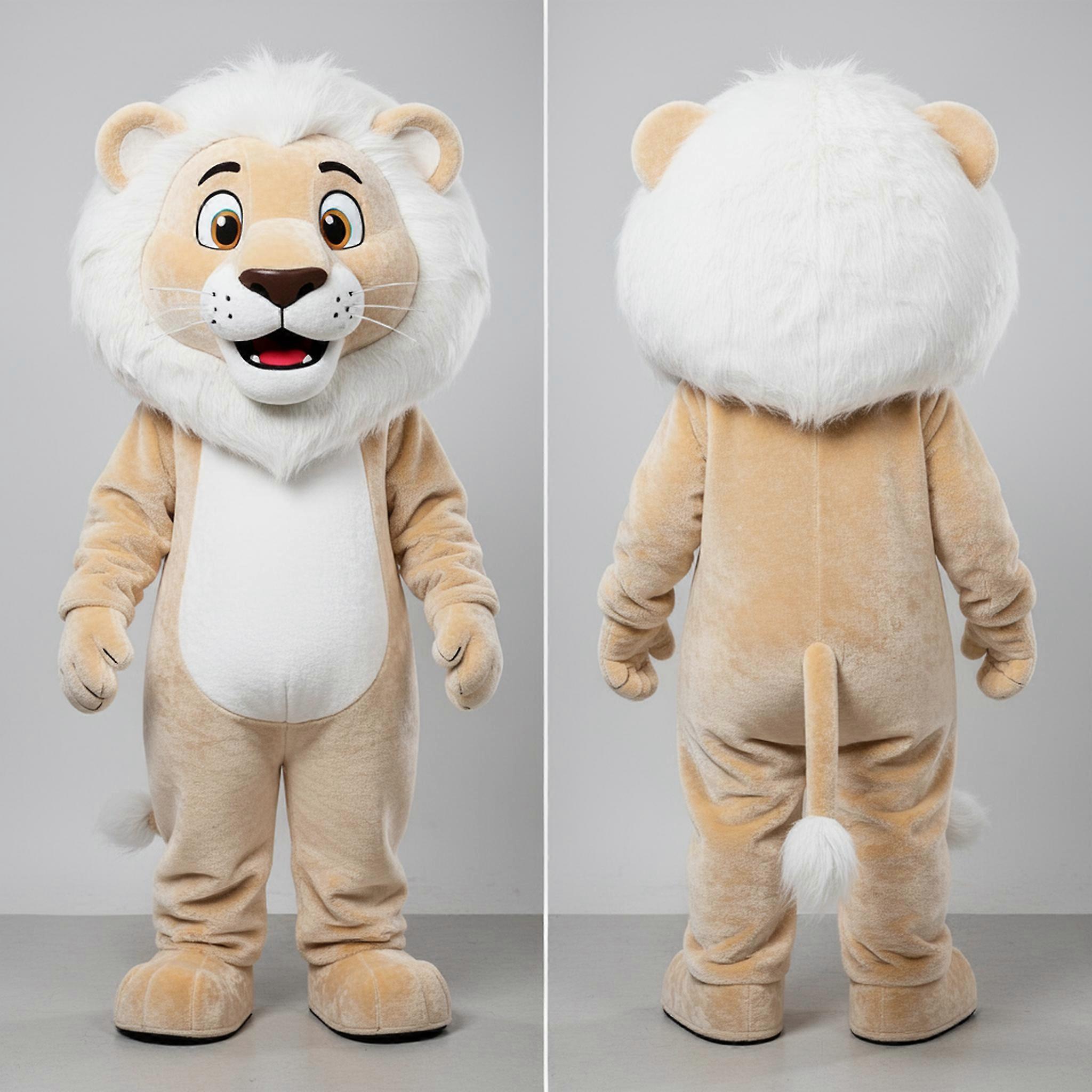 MASTICOT Golden Broad Shouldered Lion Mascot