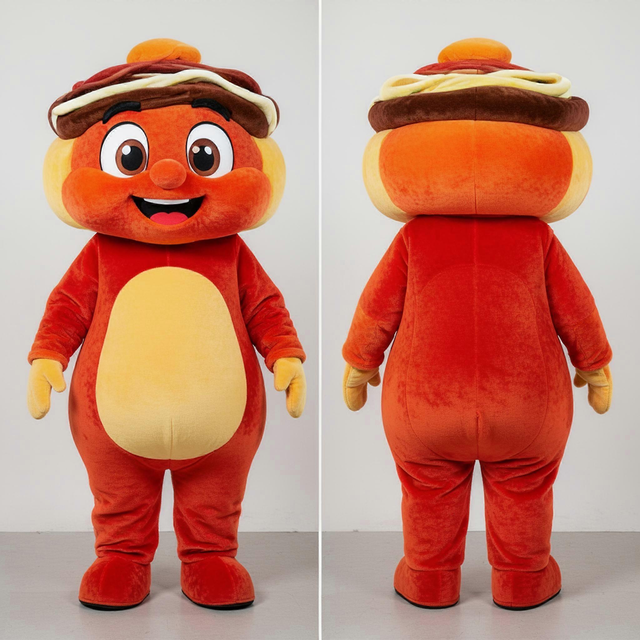 MASTICOT Rust Orange Cheerful Moussaka Mascot