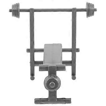 Dollhouse Mini Fitness Equipment Model for Exercise Gym Set