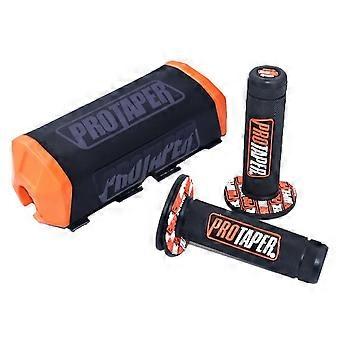Dirt Pit bike Handle grips Pro taper PROTECTOR MOTOCROSS BAR Handlebar Breast Pad &amp; For CRF YZF KLX BSE Kayo