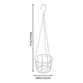 Rabbit Hay Feeder Hanging Metal Feeder for Small Animals White