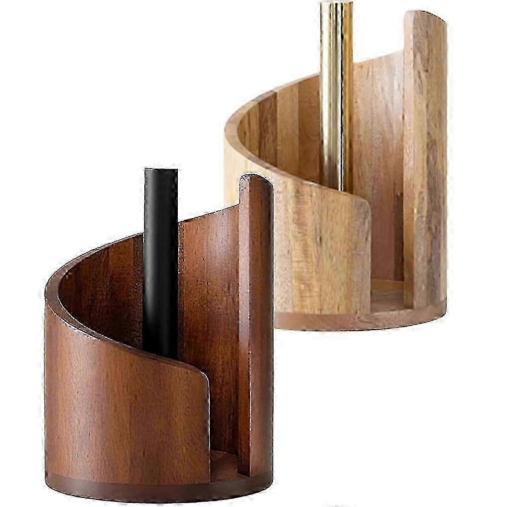 Rustic Mango Wood & Iron Holder