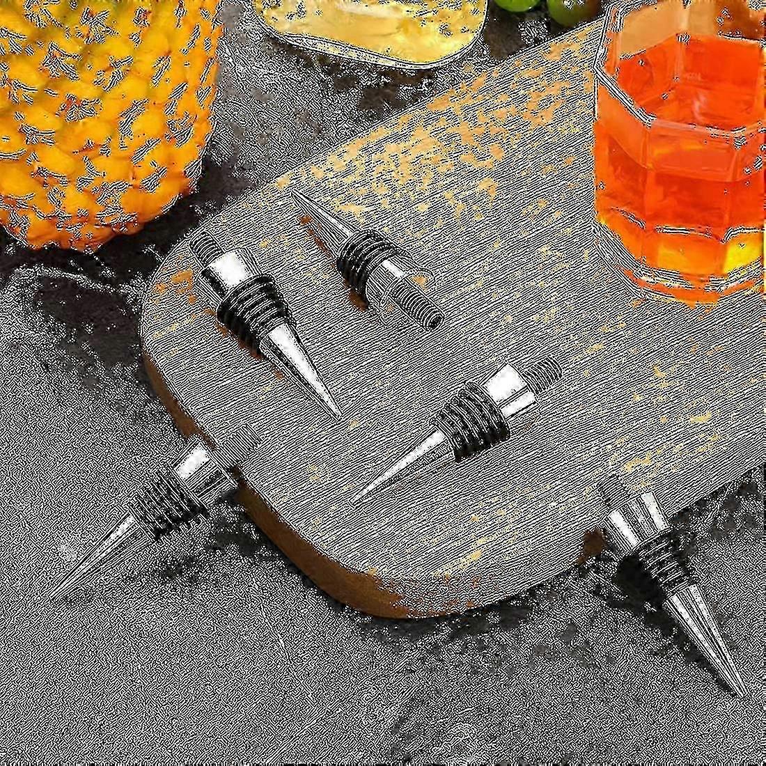 16pc Ergonomic Metal Wine Stoppers