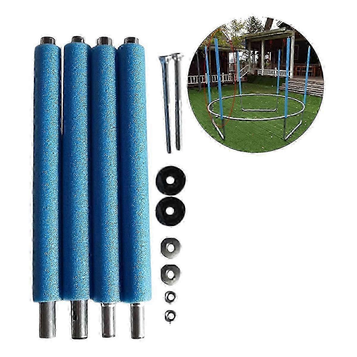 Rust-Free Soft-Touch Trampoline Poles