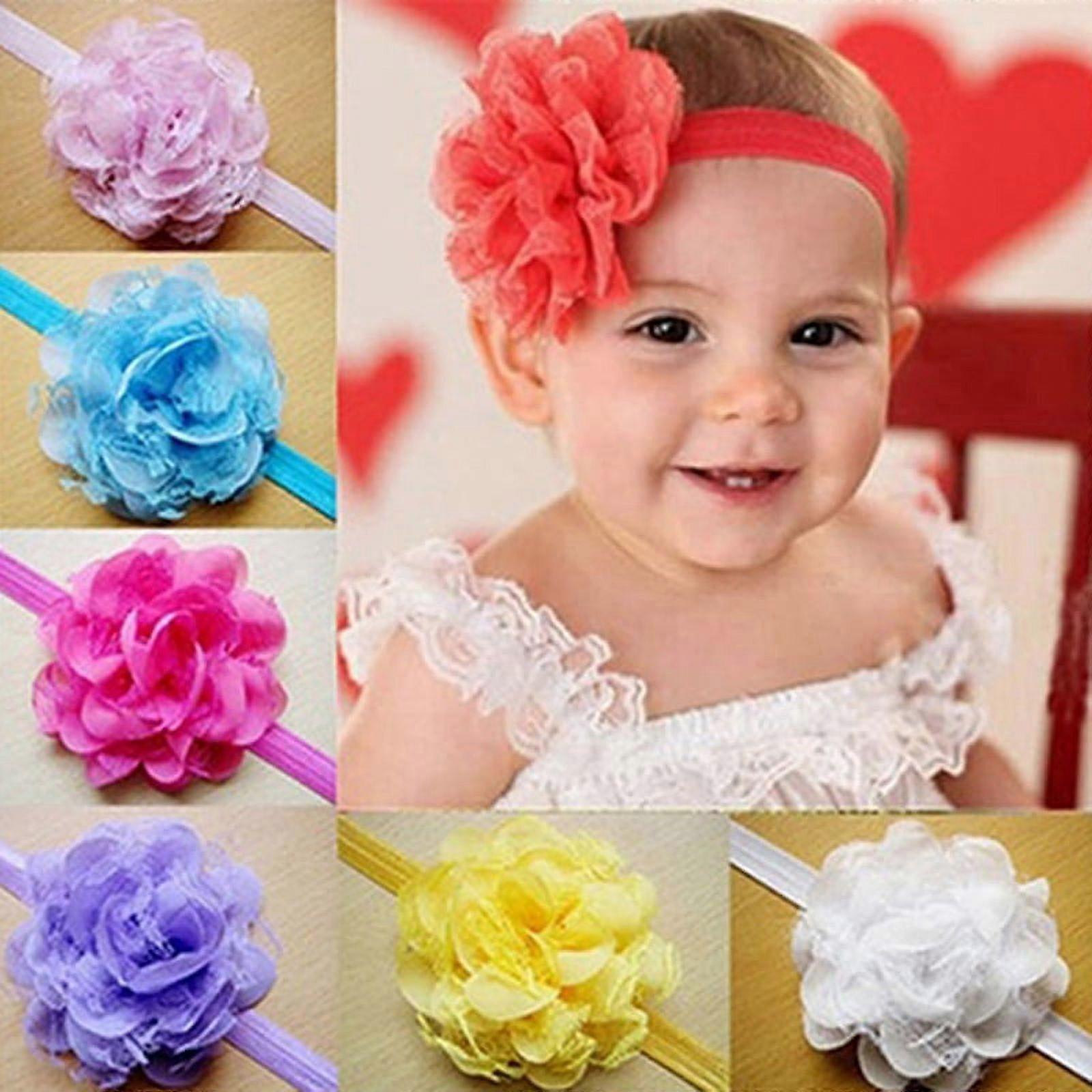 Toddler Flower Headband Soft Elastic