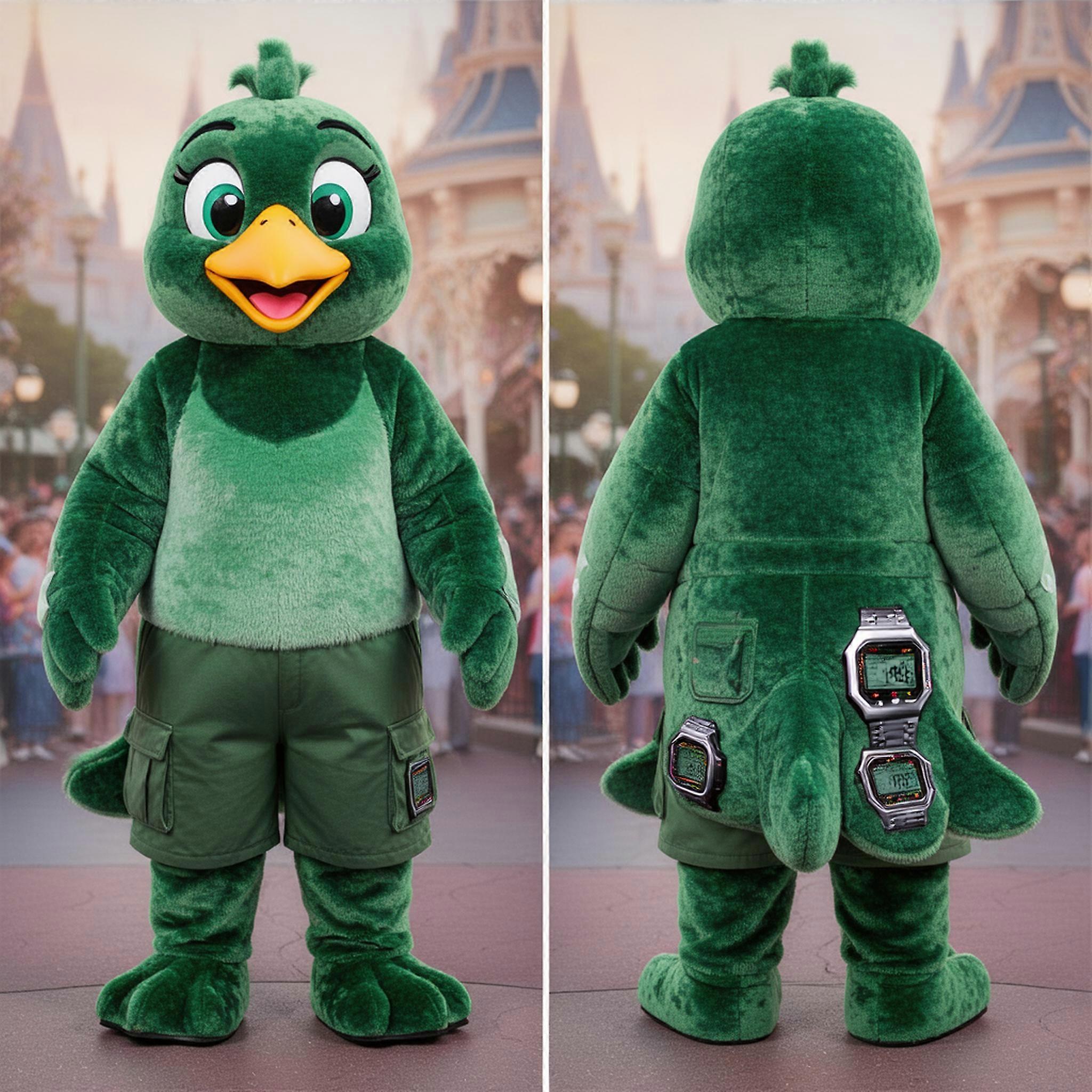 MASTICOT Emerald Green Broad Shouldered Dove Mascot