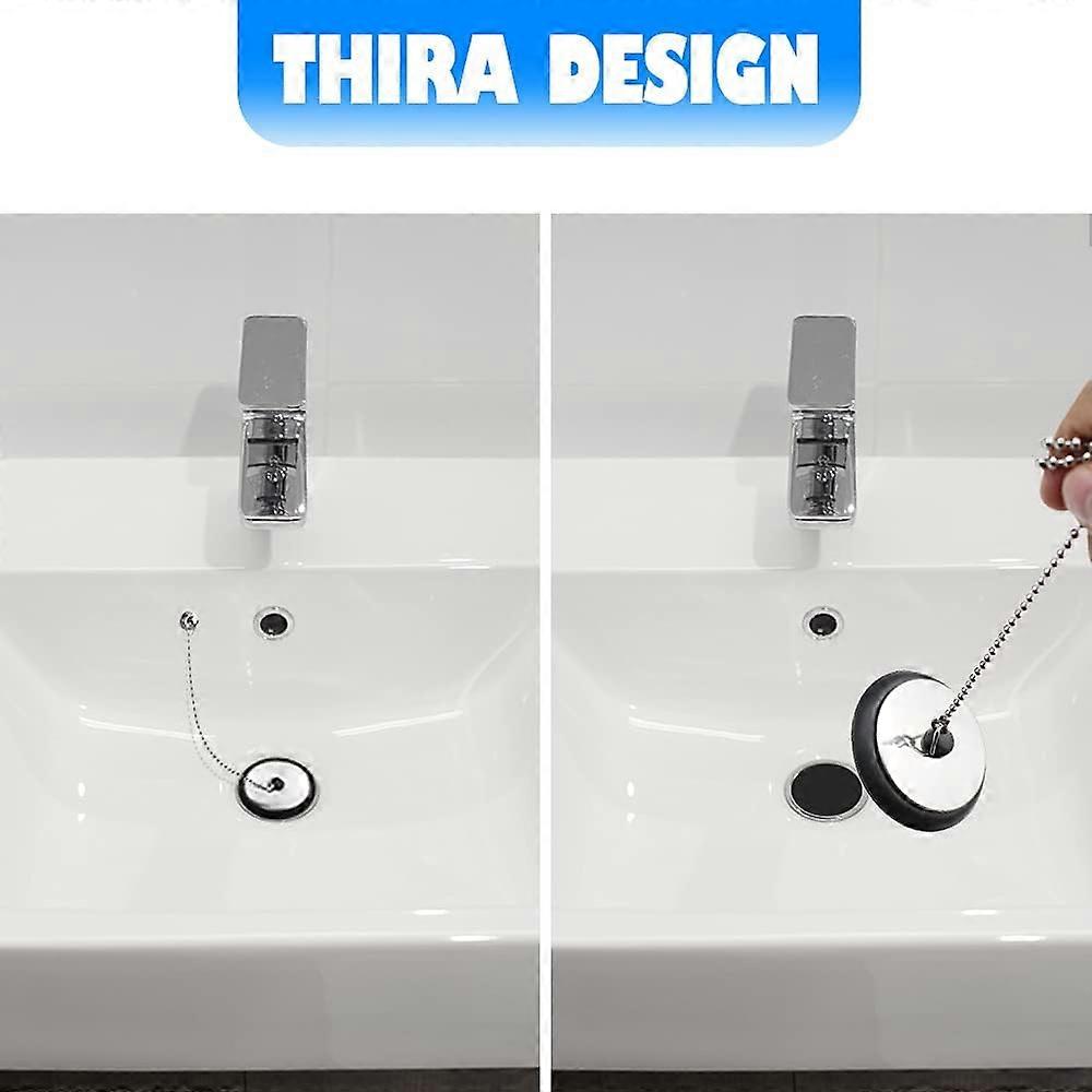 Universal Rubber Bath Plug Odour Prevention