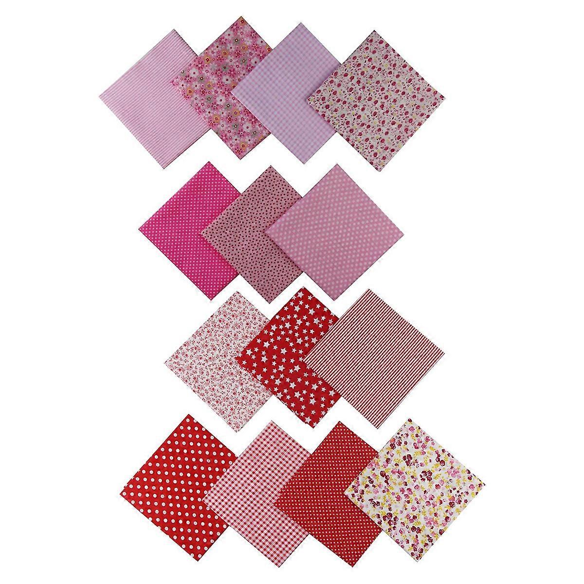 Printed Cotton Fabric Fat Quarter Bundle for Patchwork Quilting and Crafting