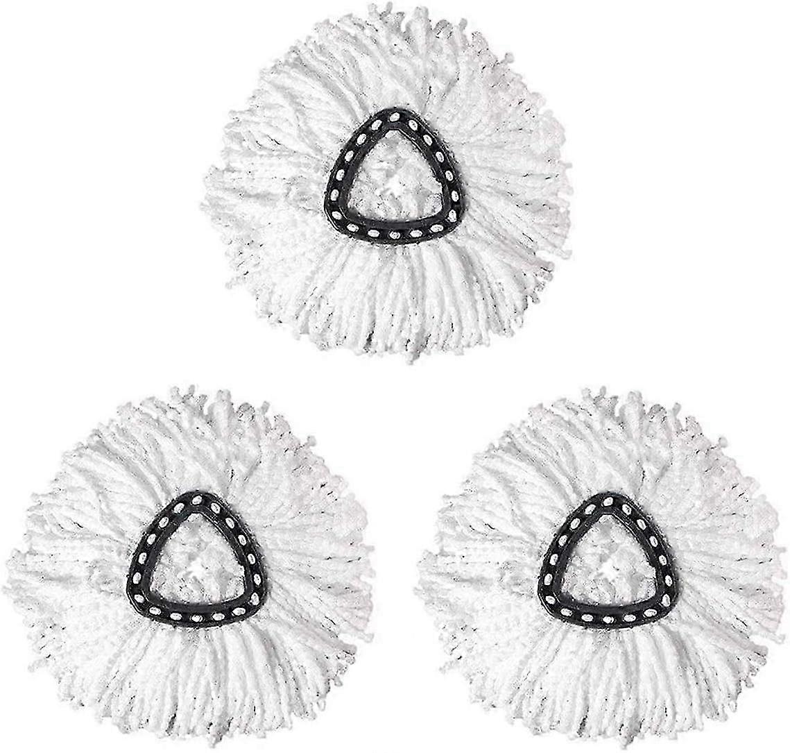 Pack Mop Replacement Heads Compatible with Spin Mop, Microfiber Spin Mop Refills, Easy Cleaning Mop Head Replacement