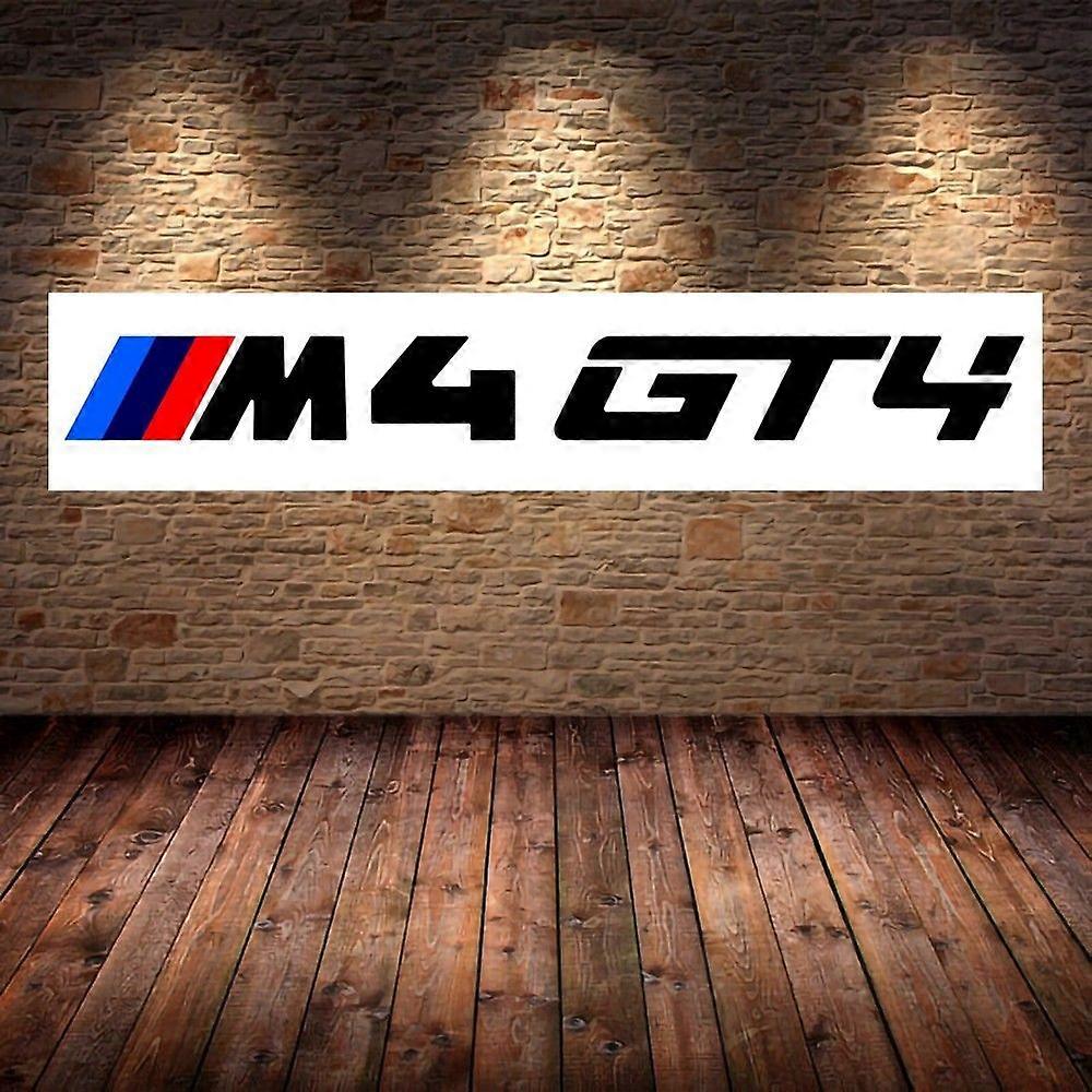 m4 gt4 white Banner FB1583