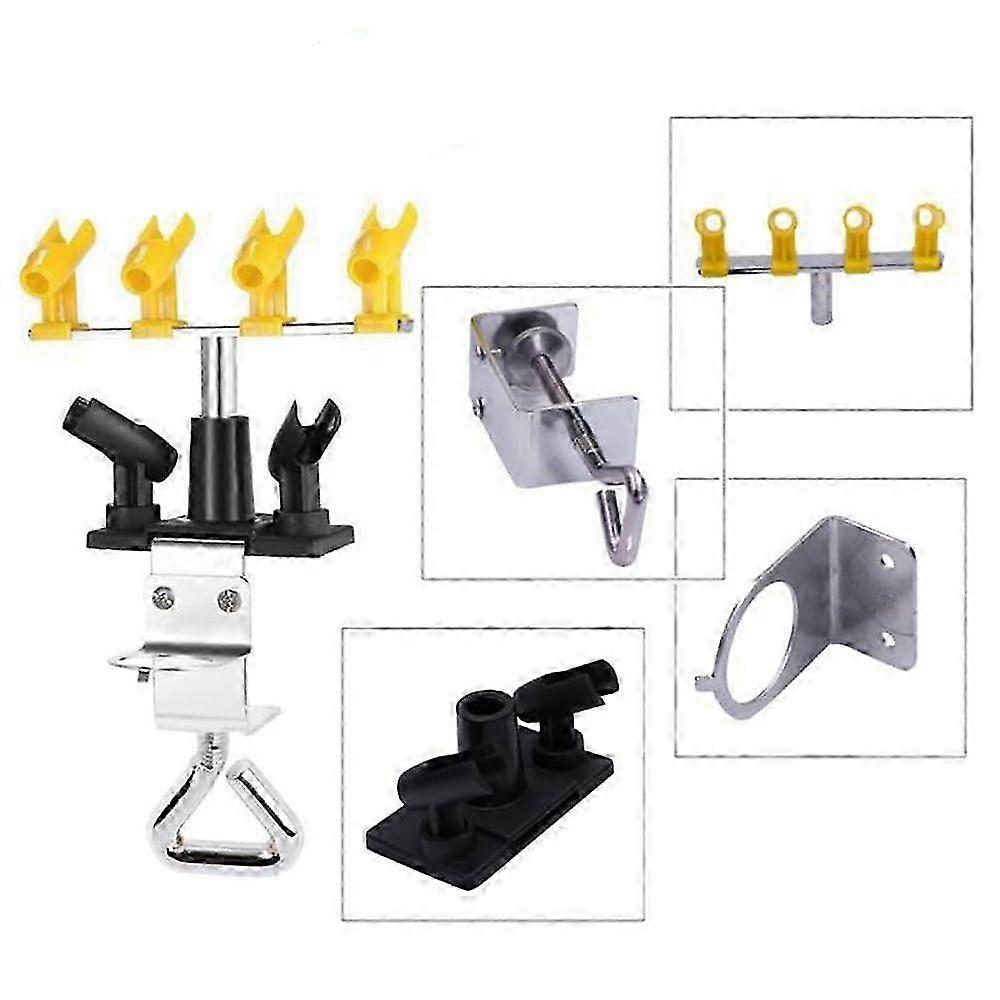 6 Airbrushes Durable Airbrush Stand For Space Saving And Table Workbench@ff