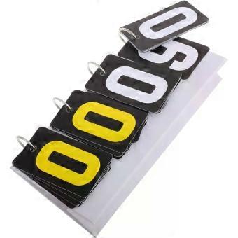 Flip Scoreboard Portable Tabletop Score Keeper for Billiards Table Tennis Large Visible Numbers Compact Design