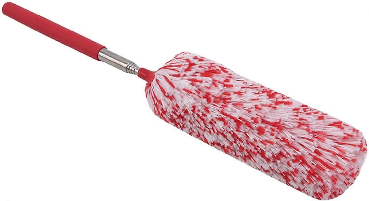 Extendable Microfiber Duster with Washable Head for Car, Home, and Electronics Cleaning