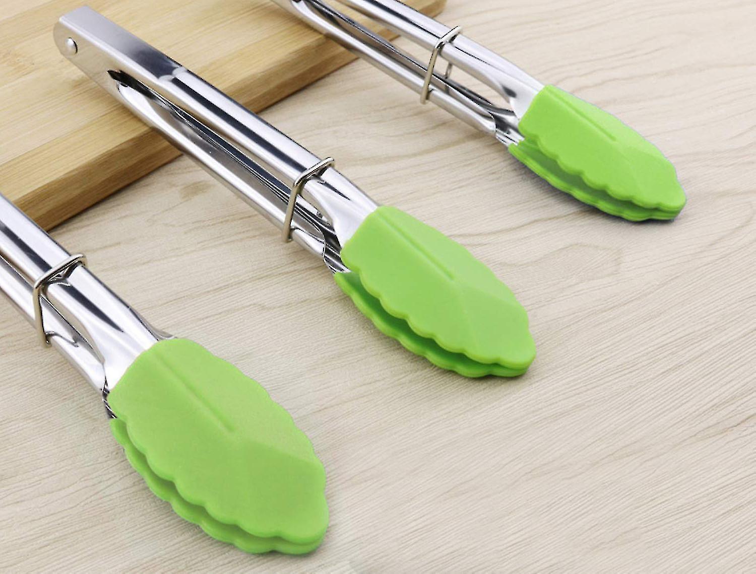 Mini Serving Tongs Small Tiny Tongs Silicone Kitchen Tongs For Salad
