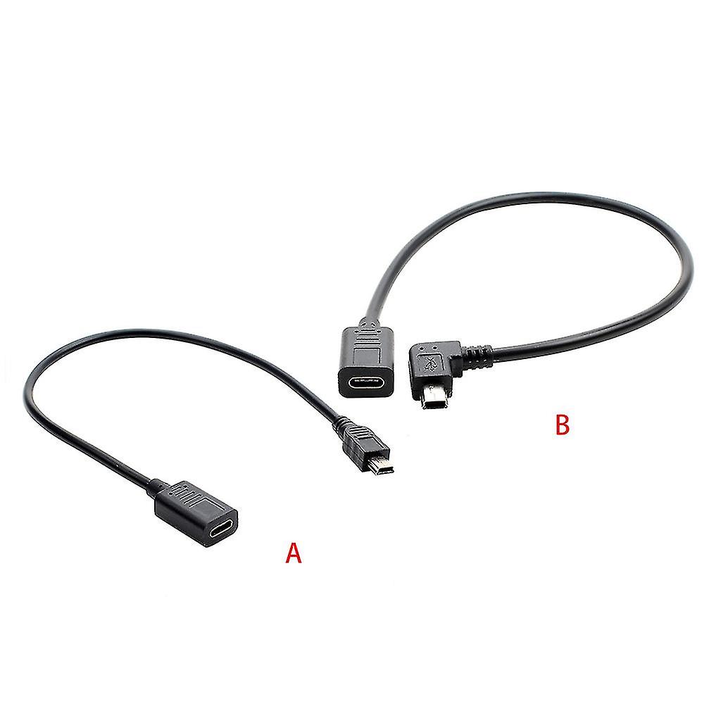 USB C zu Mini USB 2.0 Adapter Typ C Buchse auf Mini USB Stecker Adapterkabel