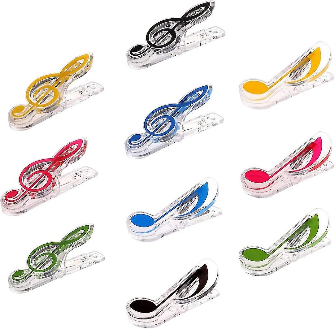 Μουσικά κλιπ, 10 κομμάτια πλαστικό βιβλίο μουσικής κλιπ πιάνο κλιπ κλιπ μεντεσέδες κλιπ μουσικής, για πιάνο κιθάρα βιολί αξεσουάρ σελιδοδεικτών, κλιπ βιβλίων μουσικής μικρό