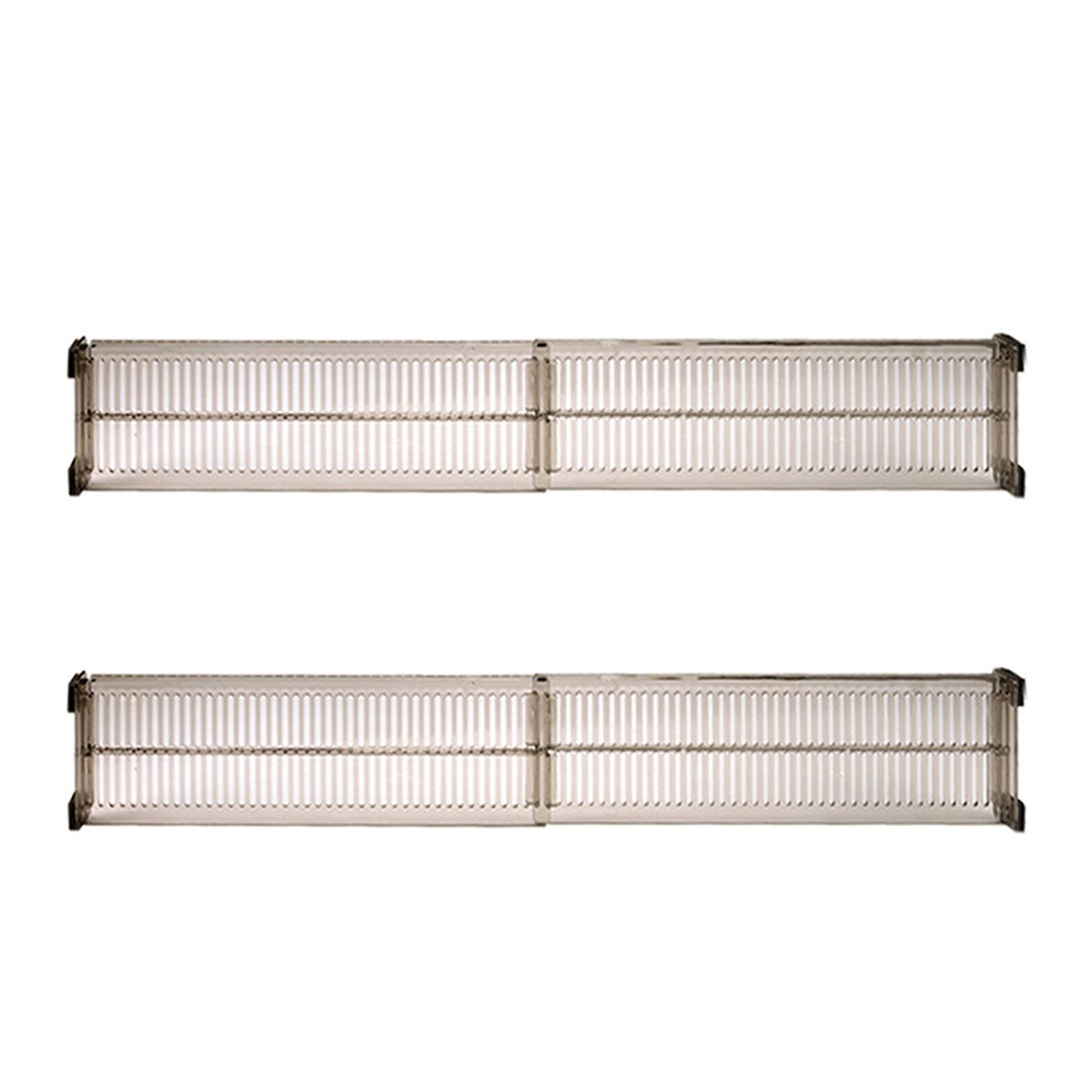 100% New-Expandable Dresser 2Pcs Practical Closet Separators Organizer Adjustable Unbreakable Clothes Storage Box Drawer Divider