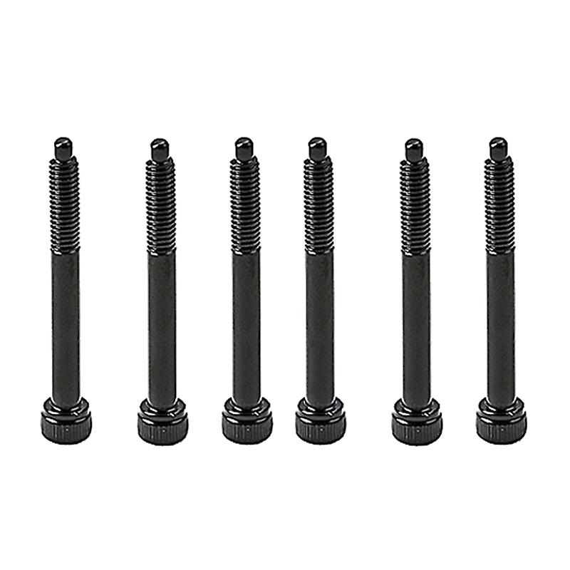 6 Pcs Guitar Tremolo Bridge Saddle String Lock Screw Hardware Easy to Install