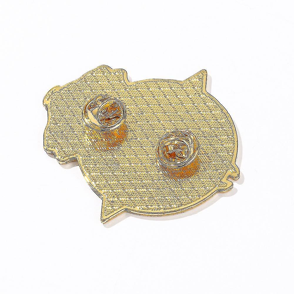 Light Metal Badge Edition Brooch
