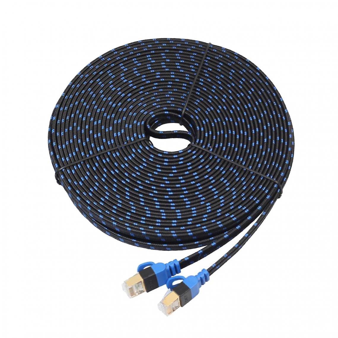 Ethernet Cable Cat7 Lan Network Rj45 Patch Cable Cord Braid Nas 10 Gbps 3m