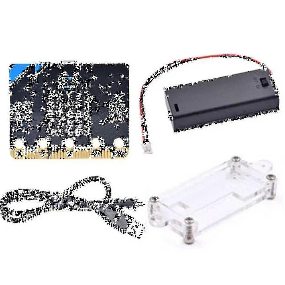 For :bit Teen Python Graphical Programming Development Board+battery Box+usb Cable+housing
