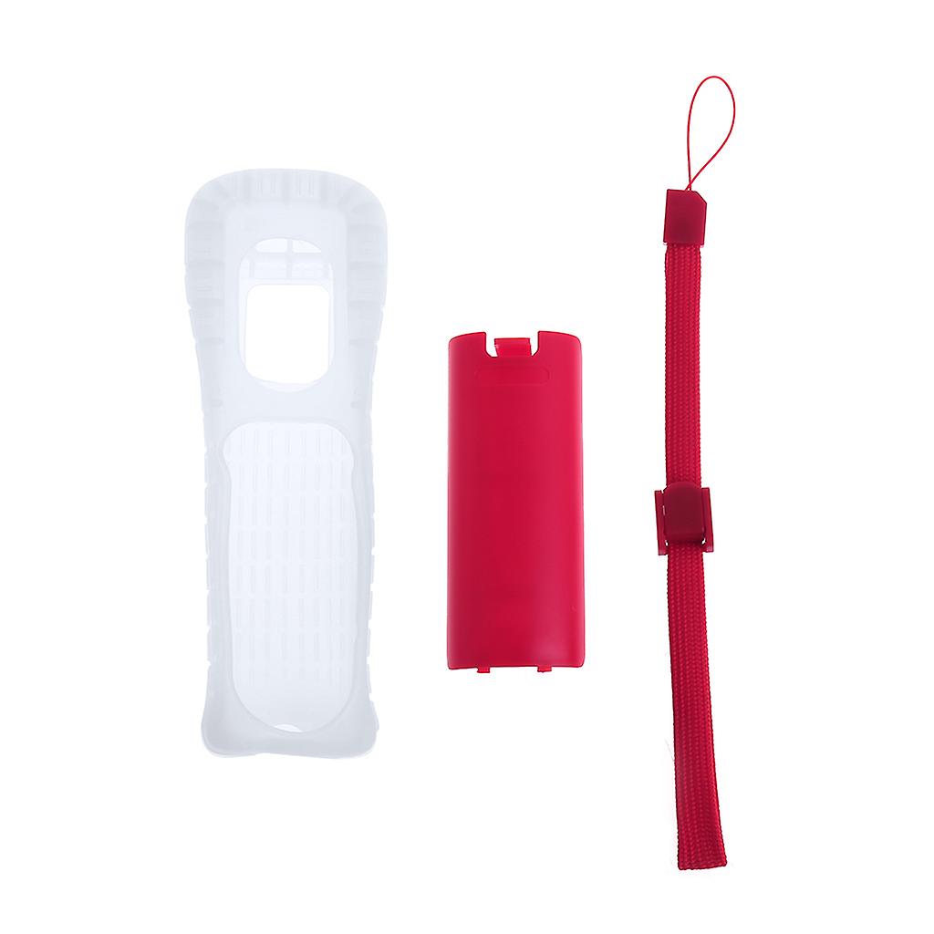Replacement Remote Game Controller Cover Silicone for Case and Wrist Strap for W