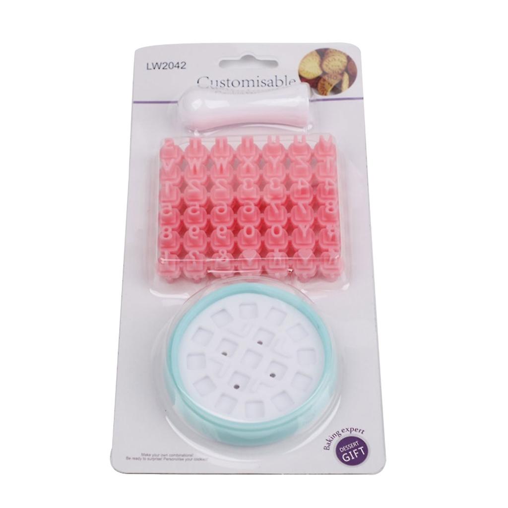 Plastic Biscuits Mold Cookie Stamps Custom Number Letter Cookie Cutters