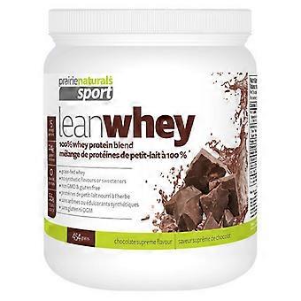 Prairie Naturals Health Products Inc. Lean Whey Protein Chocolate, 454 Grams