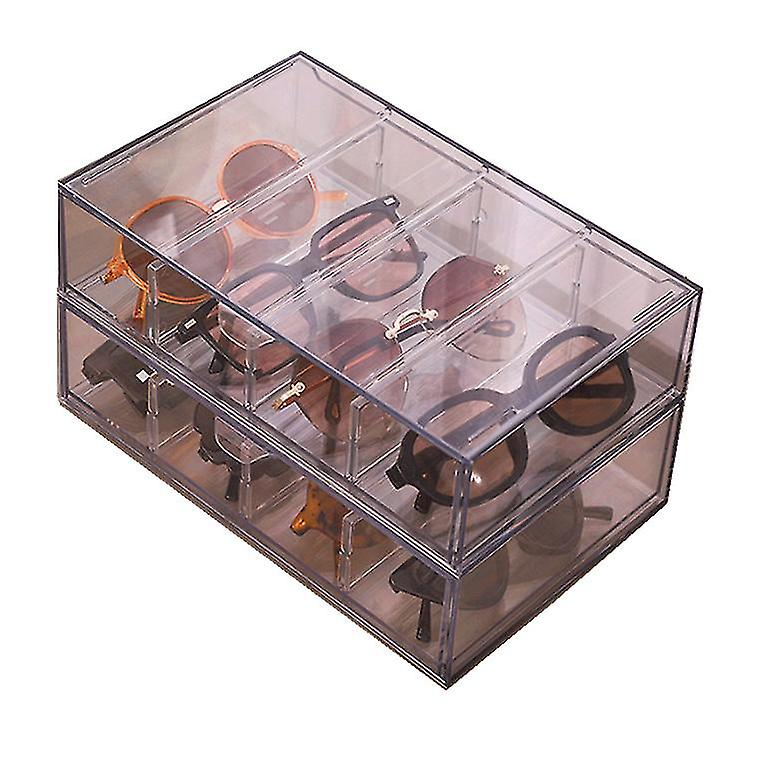 Glasses Organizer With 8 Glasses Compartment