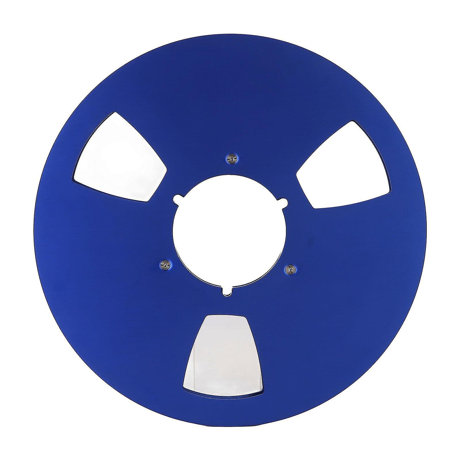 1/4 10.5 Inch Empty Tape Reel Universal 3 Holes Aluminum Alloy Takeup Reel for NAB Reel To Reel Tape Recorder Accessory