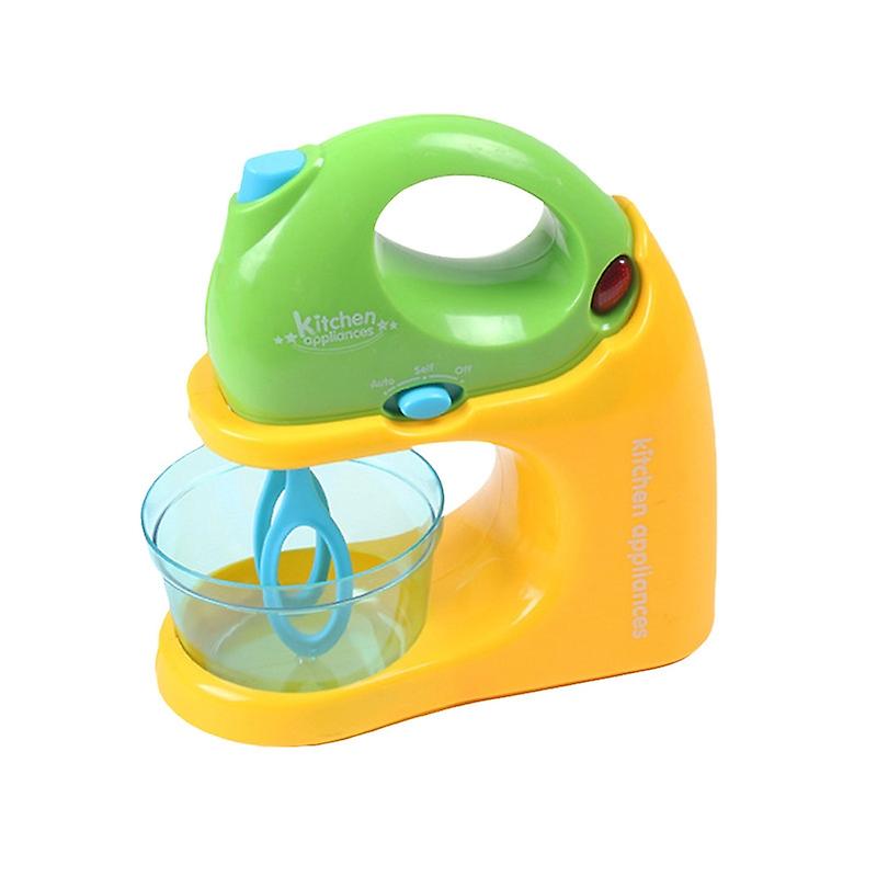 צעצועי בית משחק לילדים עם מכשירי הדמיה LED מיקסר מטבח טוסטר בוחש 