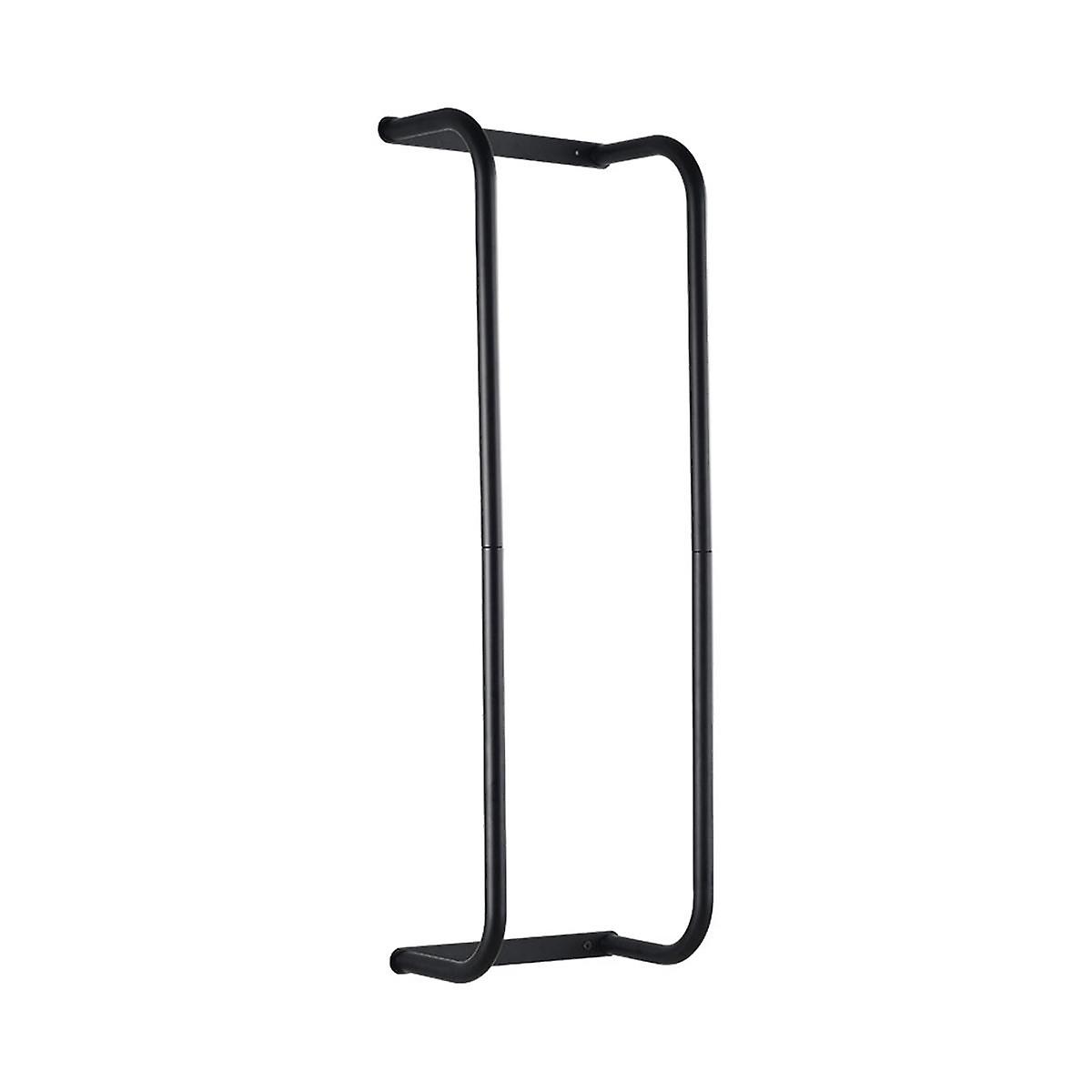 Bathroom Towel Rack Double Rod Towel Storage Rack Free Punch Towel Storage Rack for Small Space Bat