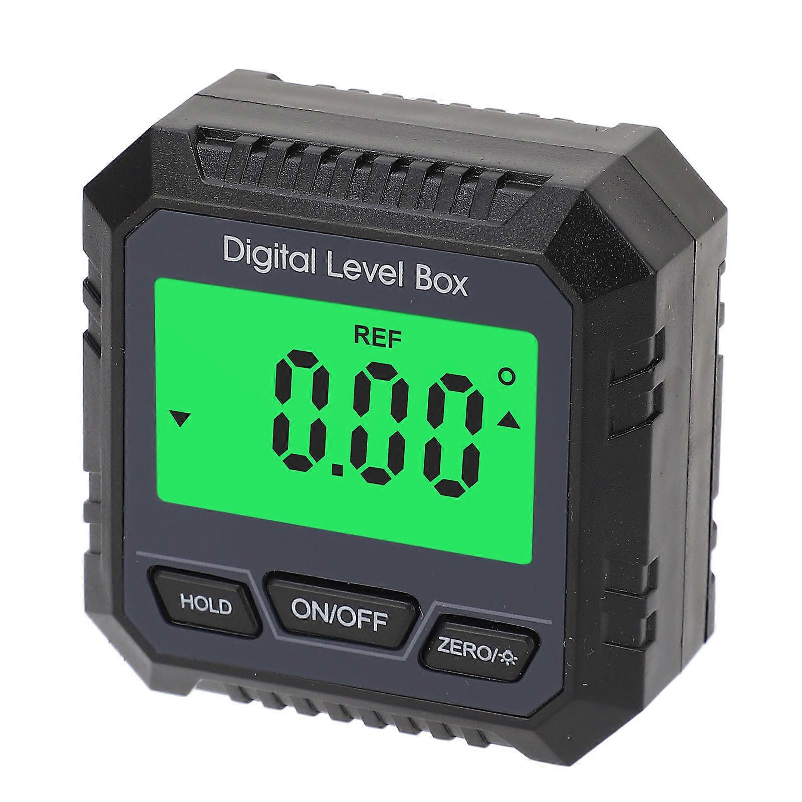 Digital Level Box Magnetic Angle Finder Protractor Inclinometer for Carpentry Building Masonry Balck