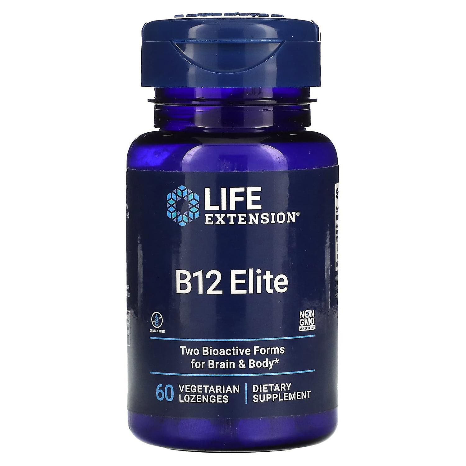 Life Extension, B12 Elite, 60 Vegetarian Lozenges