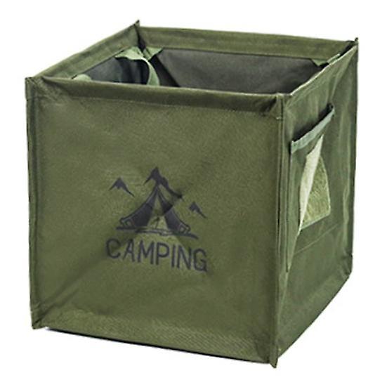 33L Multifunctional Storage Box with Handle Large Capacity Design Strong Load-bearing Outdoor Use Foldable Trash Can Storage Basket