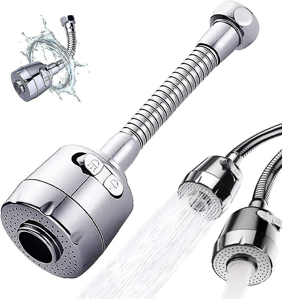 Faucet aerator, extended 360 rotatable