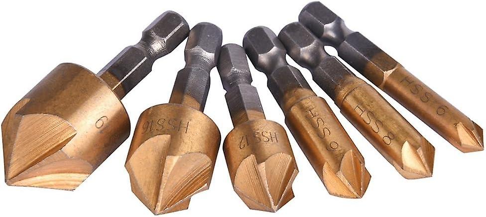 HSS Countersink 5 Flauta Countersink Countersink Set Hand Countersink