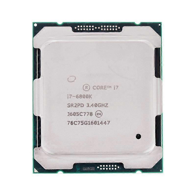 Core i7-6800K CPU - Socket LGA 2011-3 6 Cores 12 Threads 3.4GHz 15MB L3 Cache 140W.