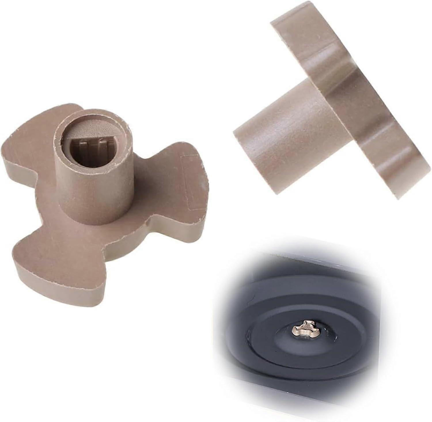 Pieces Microwave Turntable Coupler Shaft Tray Coupler Bracket for Microwave Turntable Roller Guide Bracket for Coupling Microwave Replacement Par