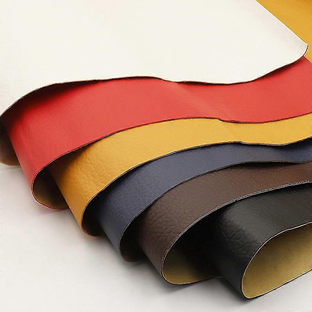 50cm / 1m / 2m Longueur Pu Cuir Auto-Adhésif Fix Subventions Simulation Peau Retour DePuis Le Caoutchouc Collant Patch Cuir Canapé Tissus