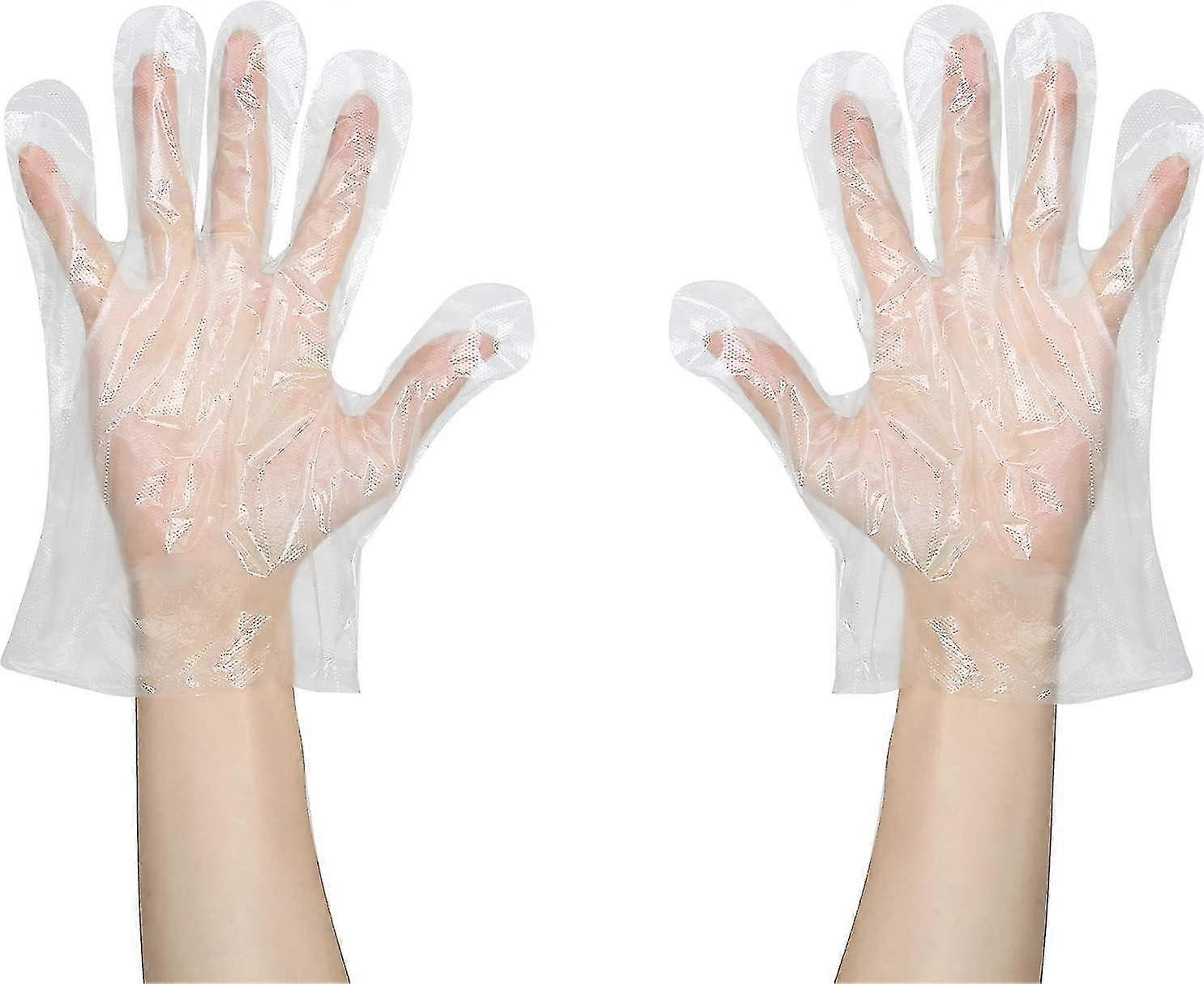 300 stycken engångsartiklar - Pe plast engångs engångs